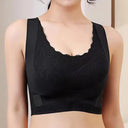 Breathable Black Sport Bra for Women - Sizes L to 2XL  Our Lum   