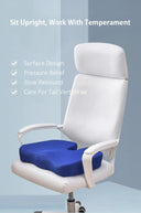 Ergonomic Gel Memory Foam Coccyx Cushion for Healthy Sitting