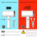 Wireless Hair Dryer Travel Portable Fast Dry Lithium Battery