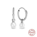 Elegant Silver Pearl Earrings: Timeless Luxury Accessory