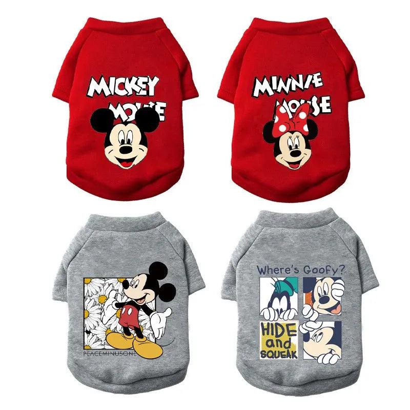 Disney Mickey Warm Dog Hoodie: Stylish Pet Clothing for Small to Medium Breeds  ourlum.com   