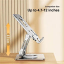 Laptop Tablet Stand: Hands-Free 360° Rotation Aluminum Bracket for Mobile Phones  ourlum.com   