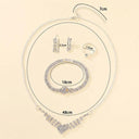 Luxury Rhinestone Fashion Accessory Set for Glamour Elegance