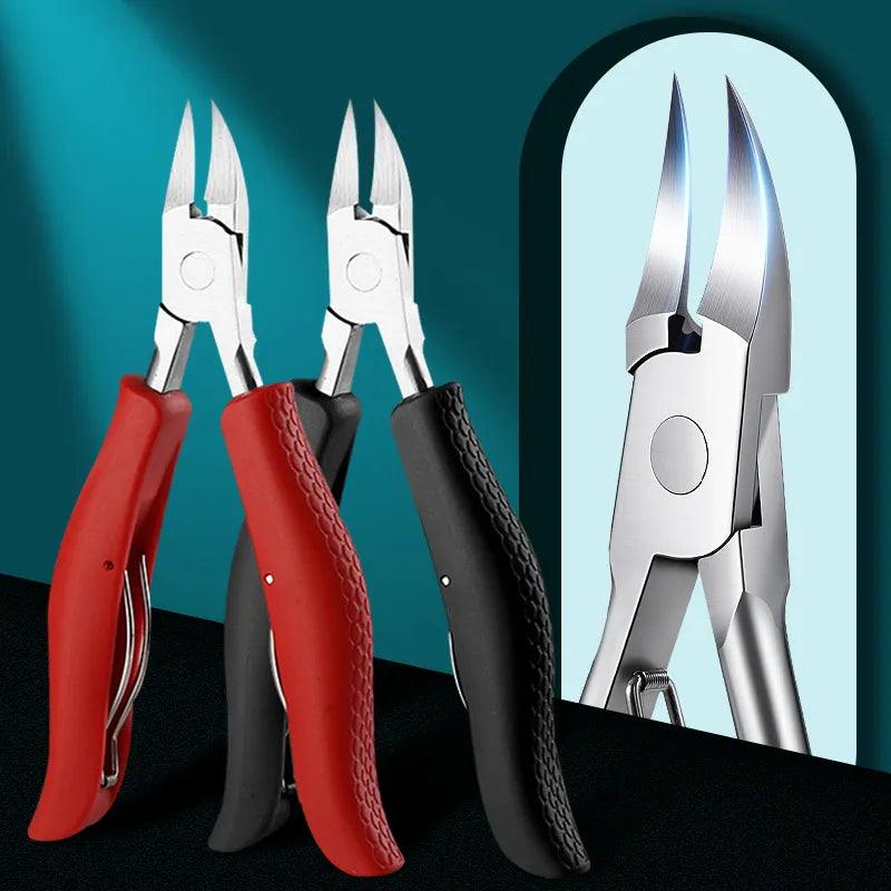 Nail Clippers Ingrown Toenail Podiatry Correction Nippers Cuticle Cutters Cut Paronychia Pedicure Manicure Hand Foot Care Tool  ourlum.com   