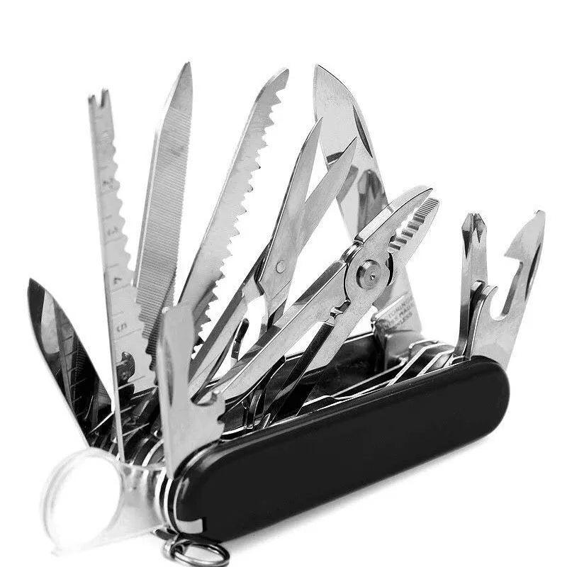 Swiss Army Knife: Versatile Outdoor Essential  ourlum.com Type 1-Black  