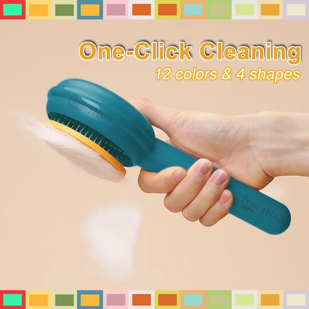 Hamburger Cat Brush Comb: Ultimate Cat Grooming Tool for Hairball and Loose Hair  ourlum.com   