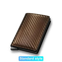 RFID Slim Leather Wallet: Stylish Card Holder with Protection