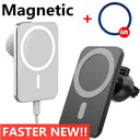 Magnetic Car Wireless Charger For Macsafe Fast Charging