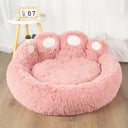 Fluffy Dog Bed: Soft and Cozy Pet Sleep Haven for Dogs