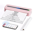 New A4 Portable Printer Wireless M832 Inkless Thermal Mobile