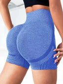 High-Waisted Women's Yoga Shorts for Fitness Gym Running