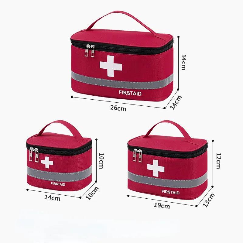 Outdoor First Aid Kit Organizer: Compact Rescue Bag & Medicine Storage  ourlum.com   