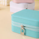 Portable Jewelry Storage Box Travel Organizer Case for Earrings Necklaces and Rings