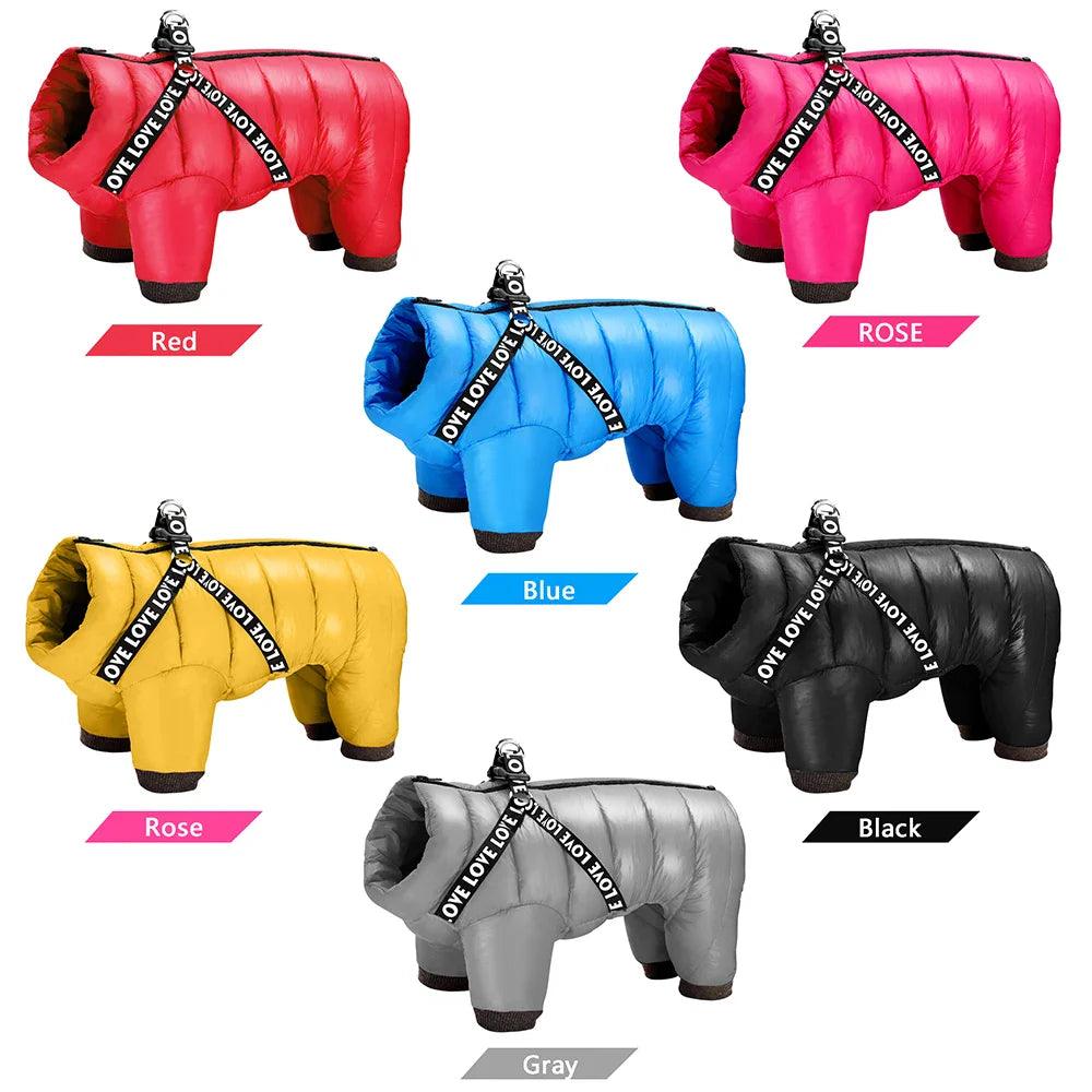 Winter Dog Jacket Coat: Super Warm Waterproof Pet Clothing for French Bulldog  ourlum.com   