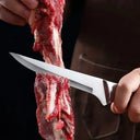 Versatile Stainless Steel Utility Knife for Meat Fruits Vegetables