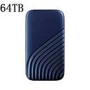  Portable SSD: Fast Storage & Enhanced Durability  ourlum.com Blue 64TB  