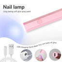 UV LED Nail Dryer: Professional Portable Gel Polish Pen