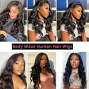 Natural Volume Brazilian Body Wave Lace Front Human Hair Wig