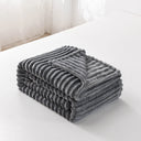 1pc Solid Color Flannel Blanket Soft Warm Throw Blanket Cozy