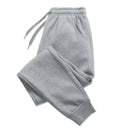 Mens Casual Pants Autumn Winter Fleece Sweatpants Long Pants