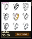 Smart Stainless Steel Multifunctional Ring For Couples Mood Changes Color