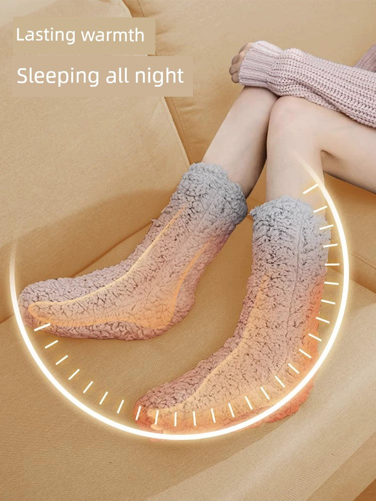 Fantastic Foot Warming Appliance Women's Feet Warmer Winter Sleep Bed Socks Hot Water Bag Dormitory Quilt Cover Feet Heattech 1851