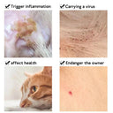 Flea Tick Collar: 8-Month Protection for Small Pets - Antiparasitic, Adjustable, Breakaway  ourlum.com   