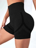 High-Waisted Women's Yoga Shorts for Fitness Gym Running