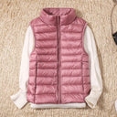 2023 New Women Sleeveless Slim Ultra Light Down Jacket