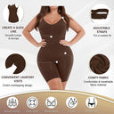 Seamless Full Coverage Bodysuit Shapewear for Thigh Slimming