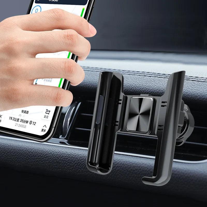 Secure Car Vent Mount: Universal Gravity Auto Lock Phone Stand  ourlum.com   