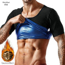 Men Sauna Suit Shirt Shapewear Sweat Body Shaper Vest