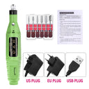 Portable Professional Electric Nail Drill Machine Set