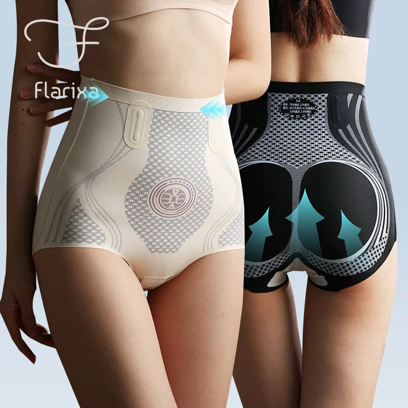 Seamless High Waist Tummy Control Panties for Postpartum Slimming and Support