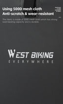 25L Waterproof Cycling Pannier Bag by WEST BIKING Backpack