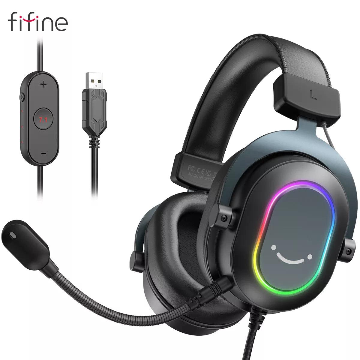 Vibrant RGB Gaming Headset with Surround Sound & Mic - 3 EQ Options  ourlum.com Default Title  