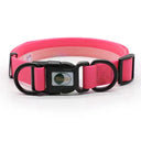 Pet Waterproof Collar: Adjustable Size, Easy to Clean, Customizable ID Tags - Available in Various Colors  ourlum.com pink S 