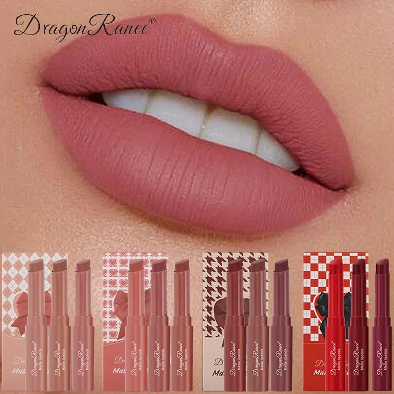 1/3pcs Nude Lipstick Crayon Long Lasting Matte Lipstick Pencil 24 Hours Waterproof Set  Lip Moisturizer Colouring Lip Tint Stick  ourlum.com   