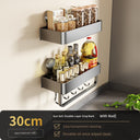 Suction Cup Punch-Free Wall Condiment Hook Rack Storage