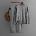 Two Piece Sets Womens Outfits Autumn Winter Knitwear N532