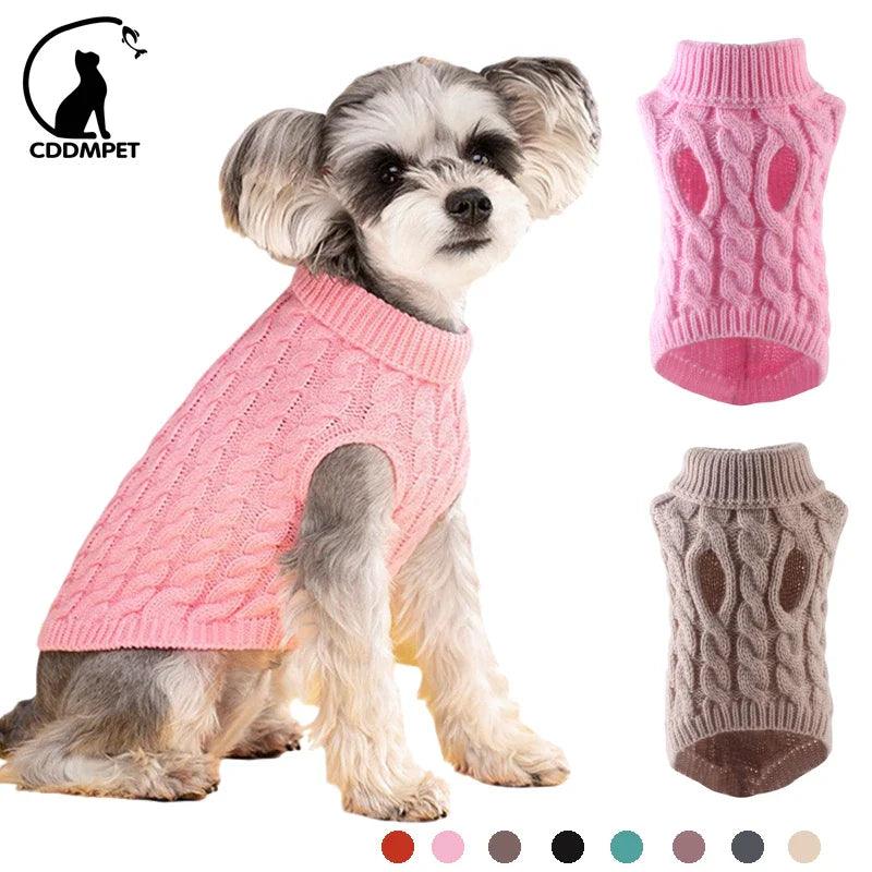 Cozy Knitted Dog Sweaters: Stay Stylish & Warm All Day Long  ourlum.com   