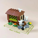 City Farm Animals Building Blocks Hen House Toys for Kids Boys Girls Gift  ourlum.com 3 birds nest  