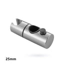 Adjustable Chrome Shower Head Holder Bracket for Easy Shower Experience  ourlum.com silver 25mm  