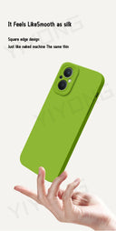 For Reno8 Lite Case YIYONG Soft Silicone Cover Shockproof