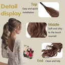 30-Inch Long Wavy Synthetic Ponytail Extension for Women