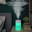 Compact USB Ultrasonic Humidifier & Aromatherapy Diffuser