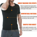 Men Sauna Suit Shirt Shapewear Sweat Body Shaper Vest