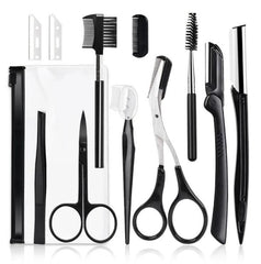 Eyebrow Grooming Essentials: Precision Stainless Steel Kit