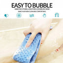 Silicone Bath Towel Massage Bath Brush Long Strip for Back