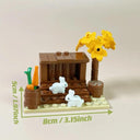 City Farm Animals Building Blocks Hen House Toys for Kids Boys Girls Gift  ourlum.com 2 rabbits nest  